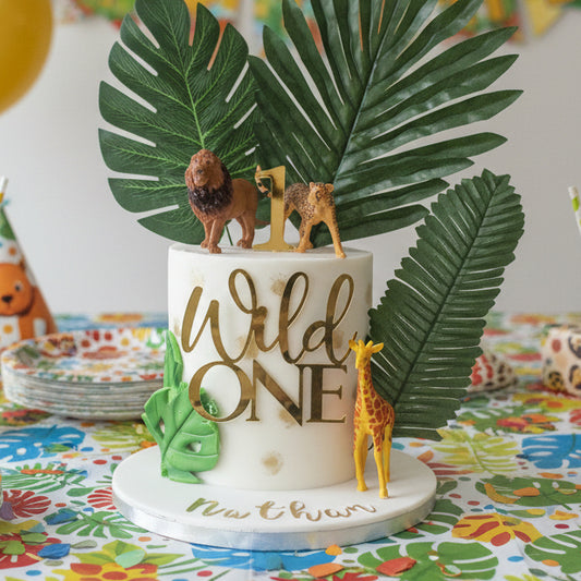 “Wild One” first birthday cake made in Basildon Essex for kids celebration
