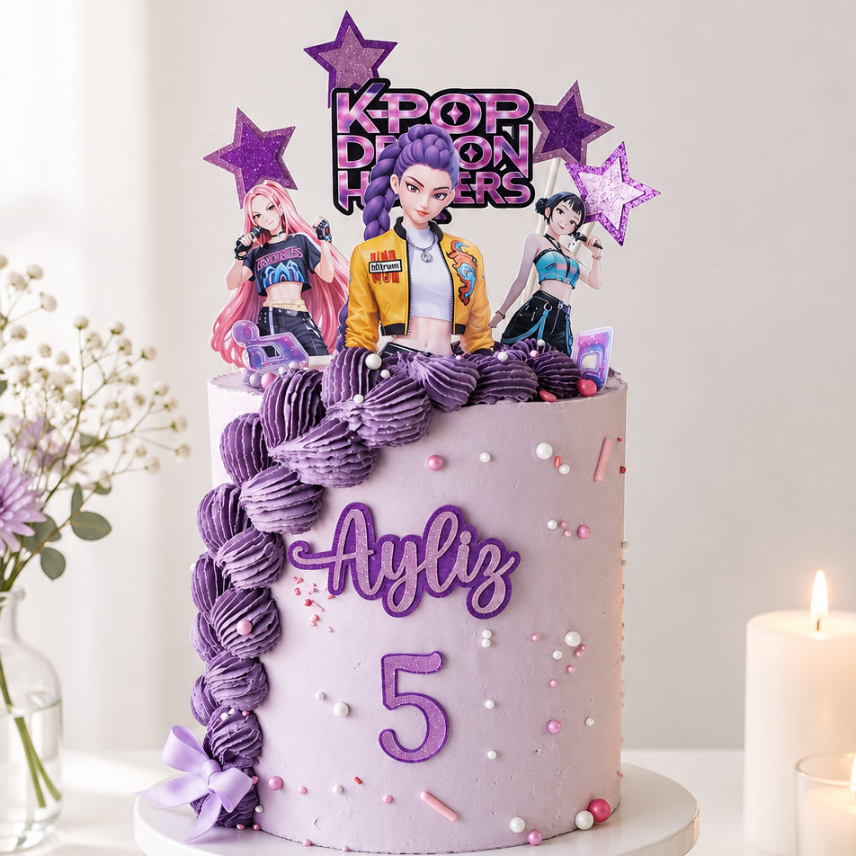 K-Pop birthday cake
