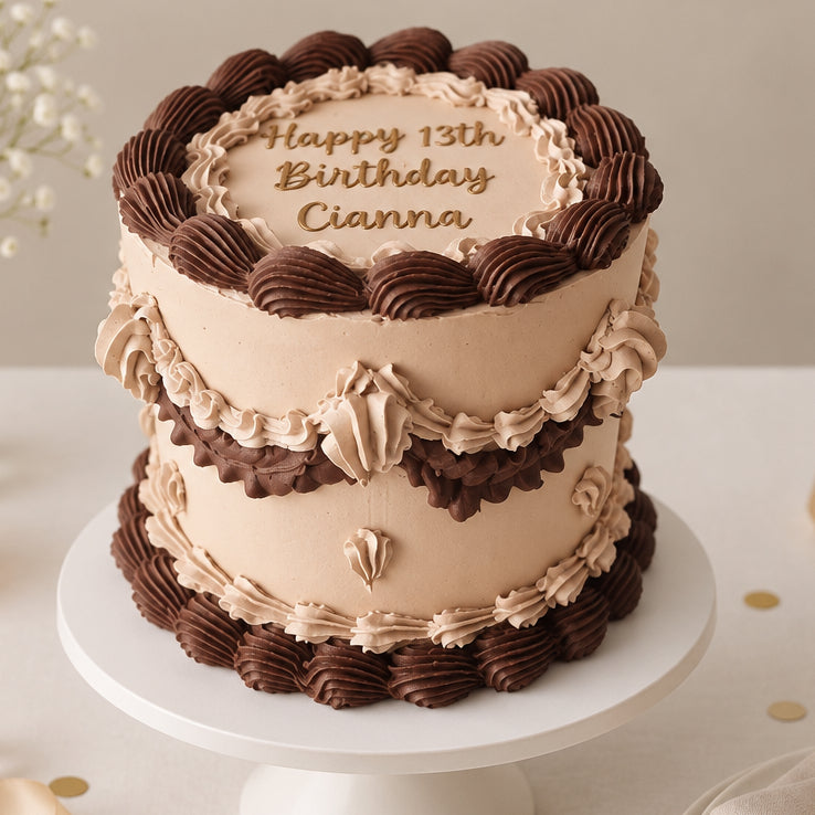 Chocolate Vintage Cake