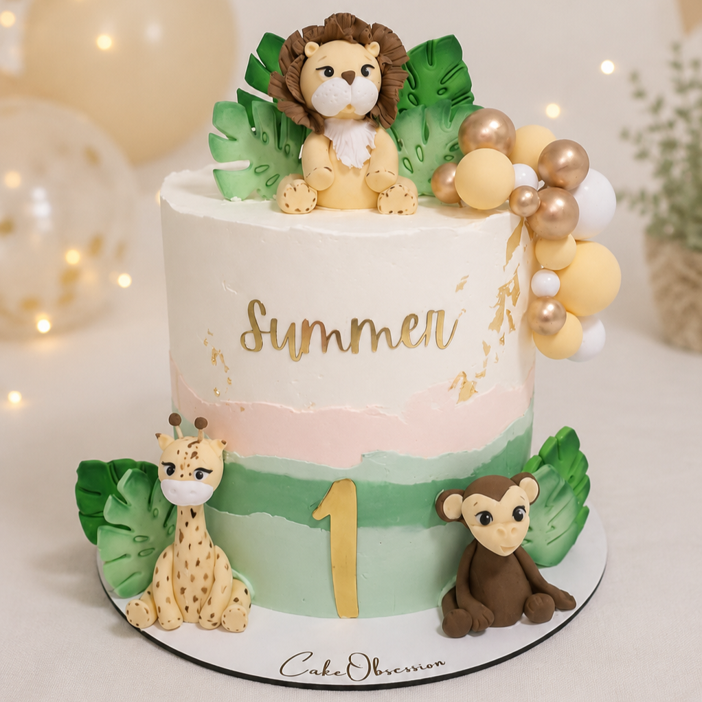 Safari Birthday Cake