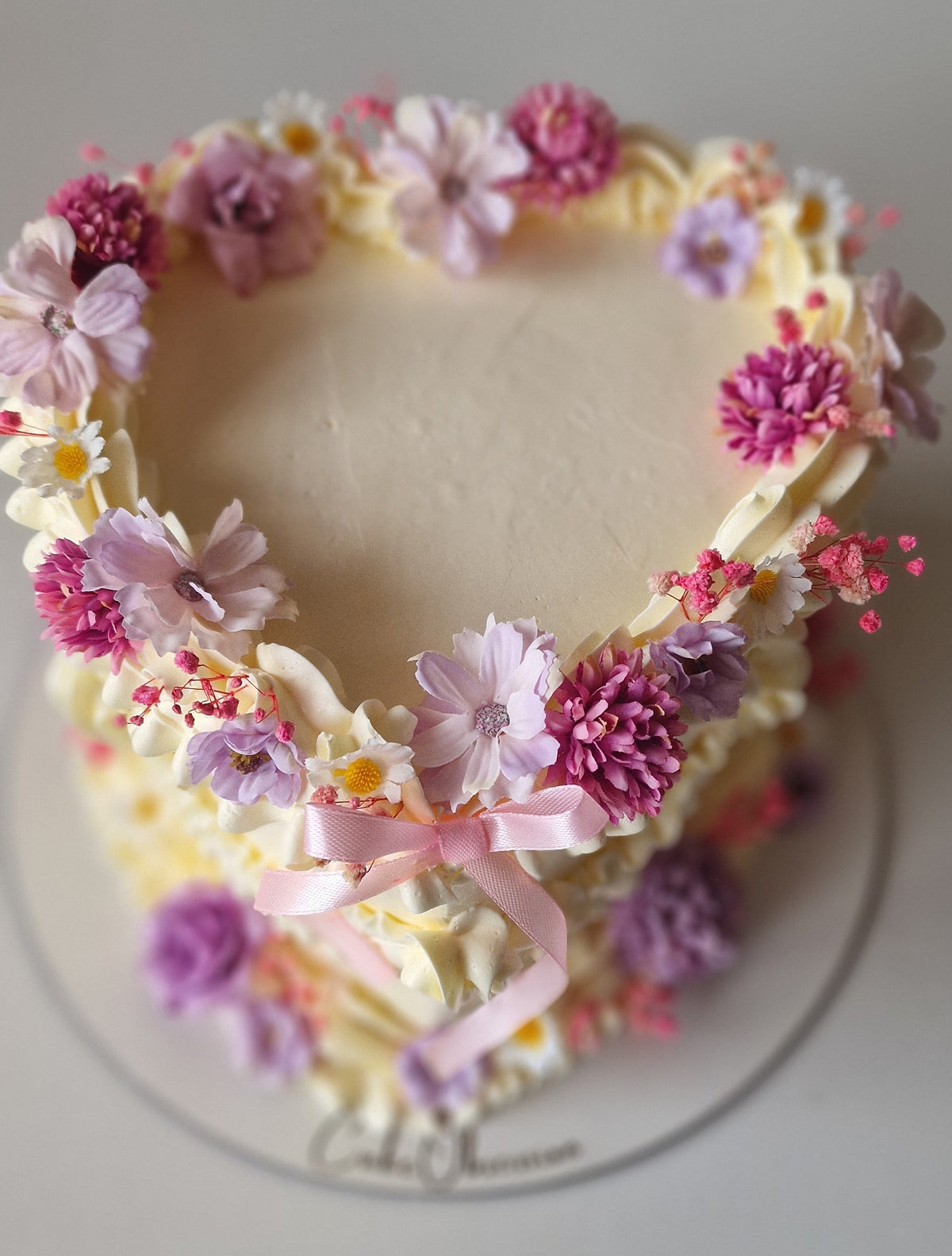 Vintage Heart Celebration Cake