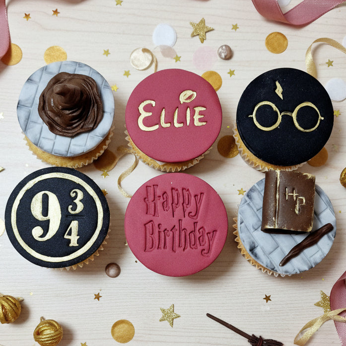 Harry Potter themed birthday cupcakes for delivery in Basildon Essex