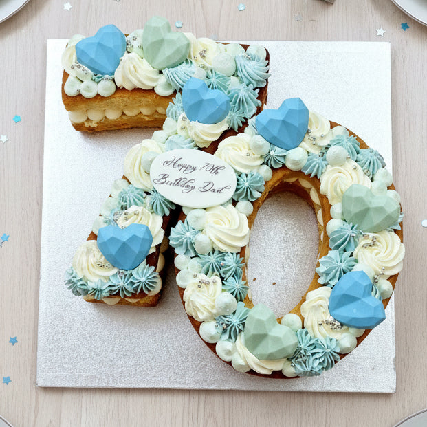 number birthday cake made in Basildon Essex