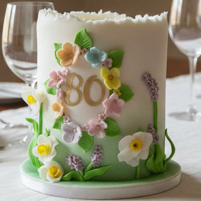 Daffodil Delight floral cake made in Basildon Essex for birthdays and special occasions