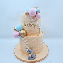 Load image into Gallery viewer, Gender Neutral Baby shower cake
