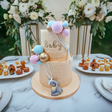 Load image into Gallery viewer, Baby shower cake
