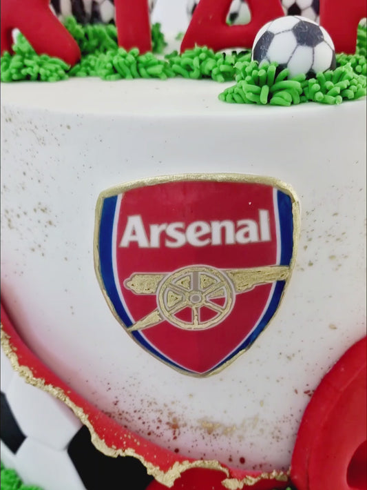 Football / Arsenal cake