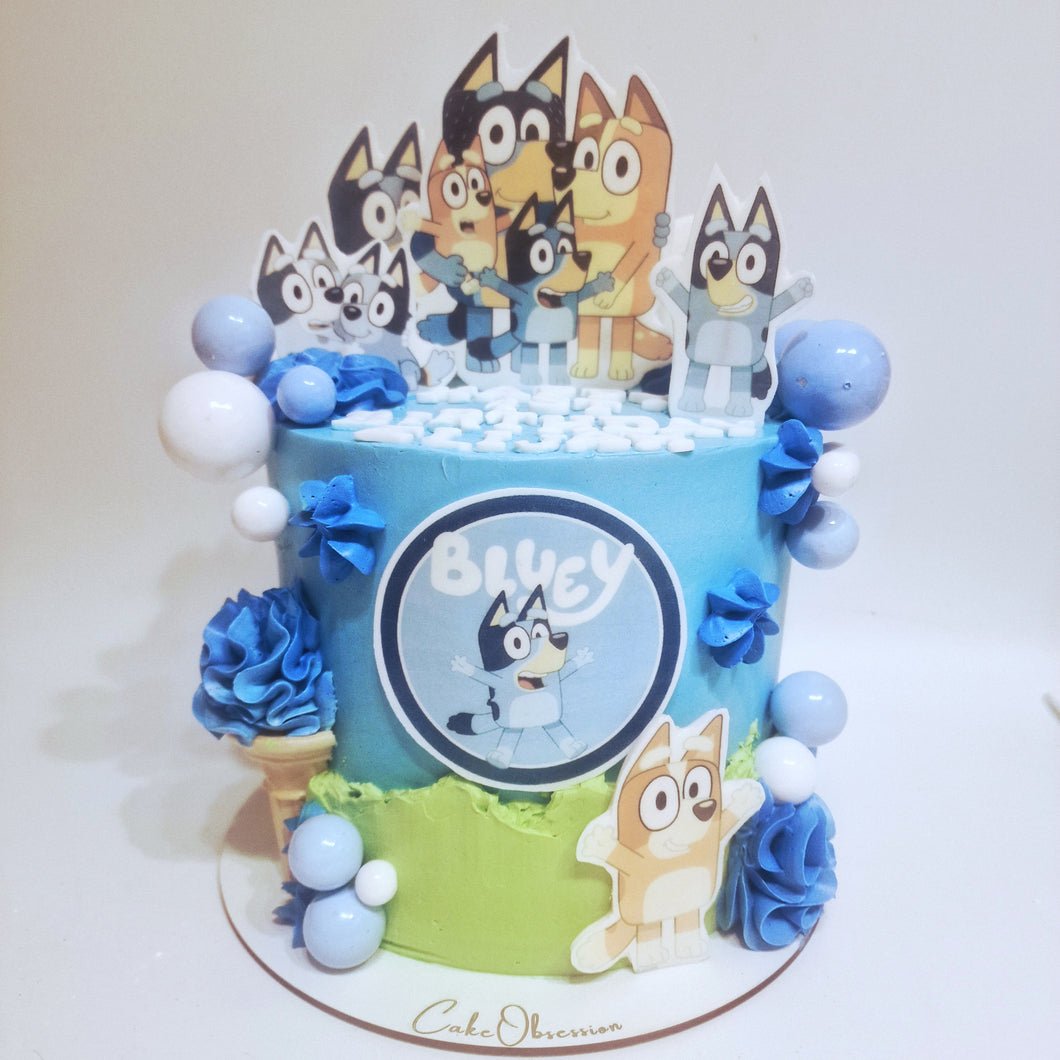 Bluey cake