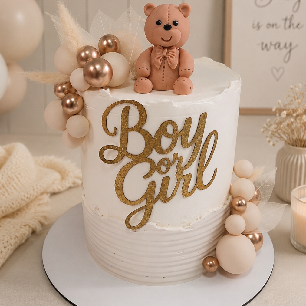 Gender Reveal Cake