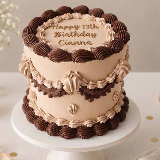 Chocolate Vintage Cake