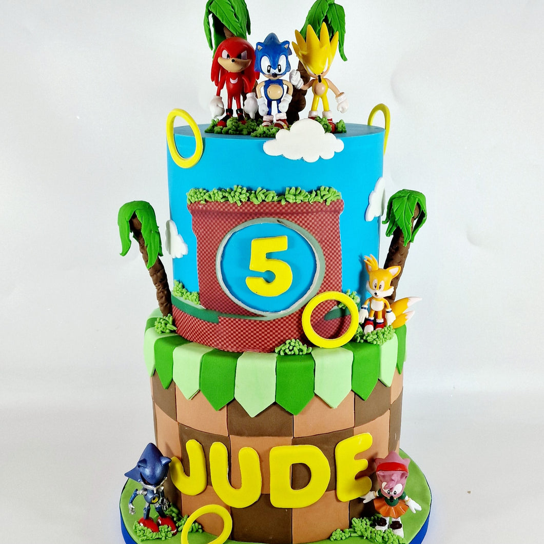 Sonic the Hedgehog Cake