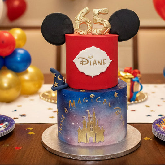 Disneyland inspired birthday cake made in Basildon Essex for kids celebration